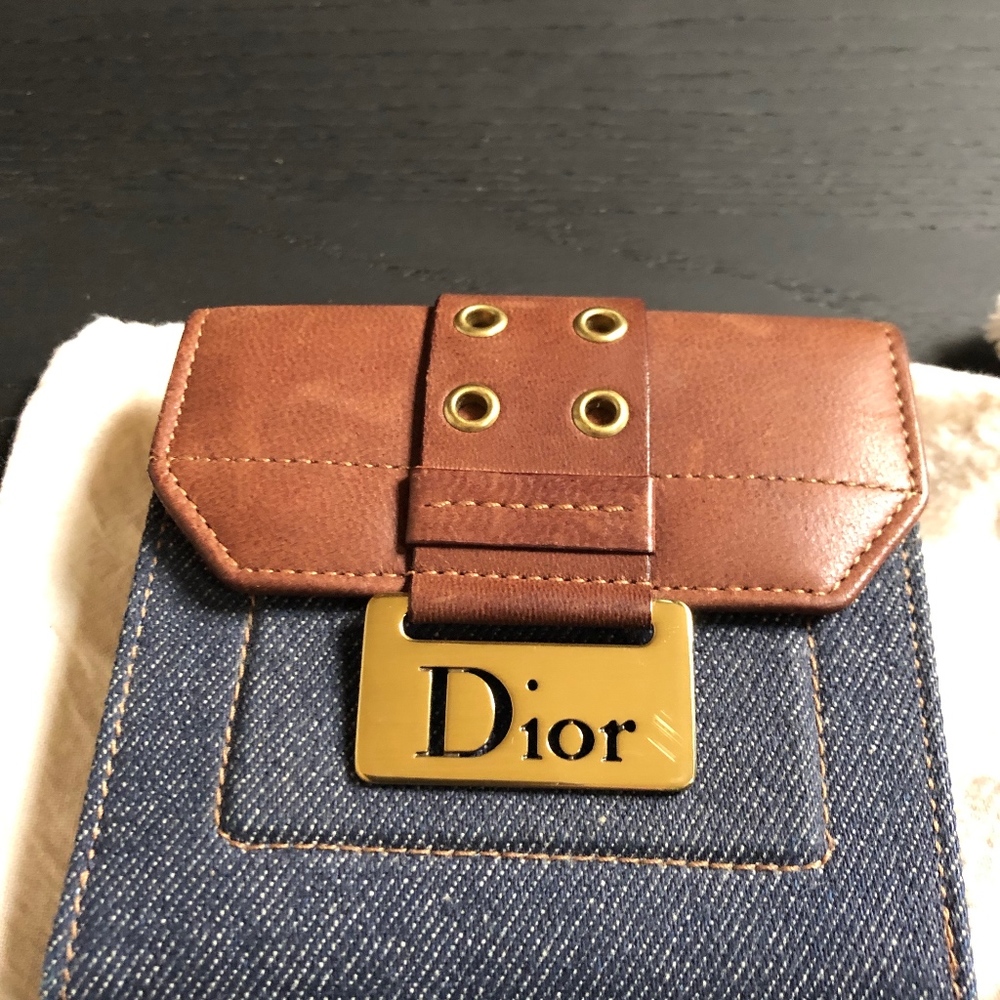 Dior Denim/Leather Wallet